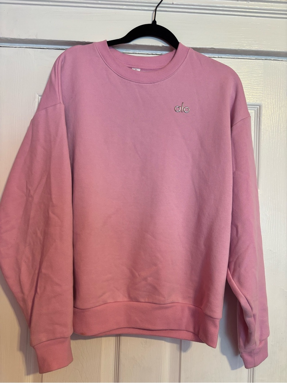 alo pink sweatshirt